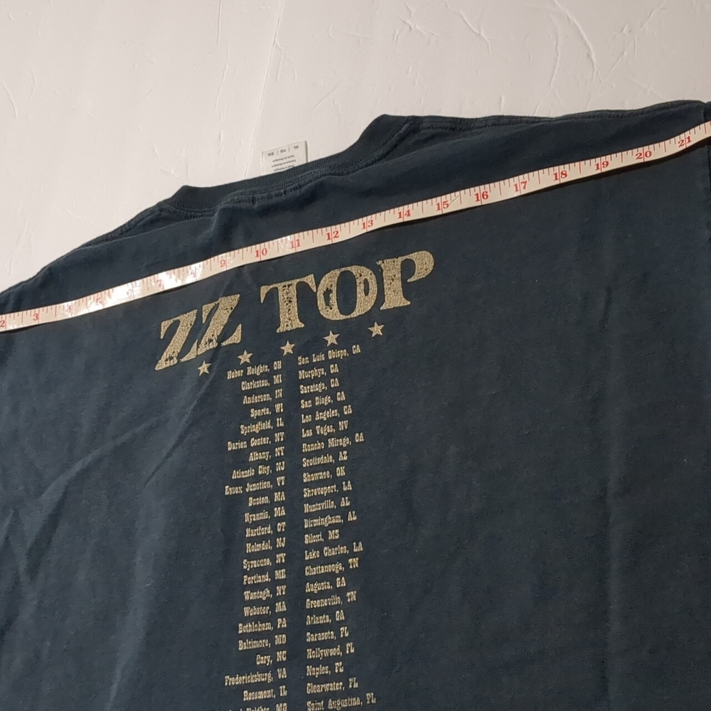 ZZ Top Tres Hombres Original Tour Tee Shirt 2016 Size XL for men - Picture 7 of 7